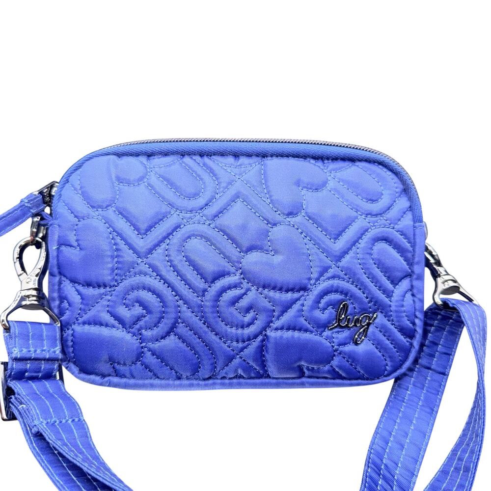 Lug Coupe LE Convertible Crossbody Belt Bag Sapphire Blue Quilted LugLove